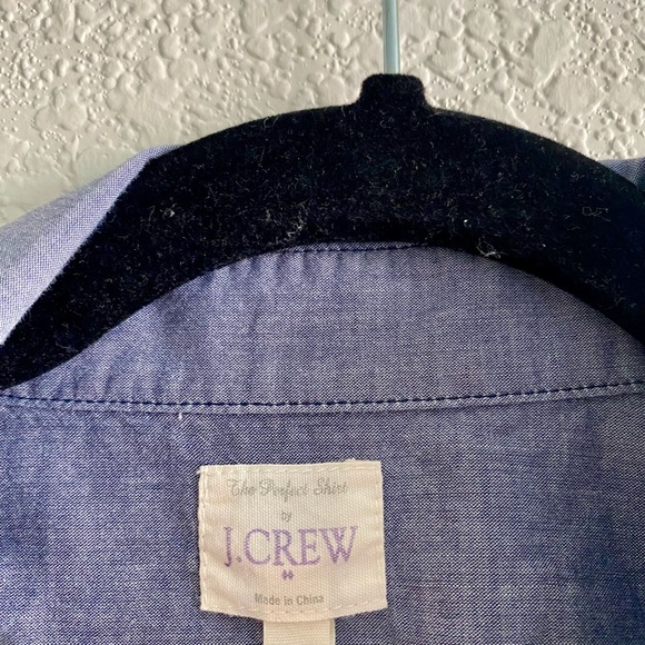 J CREW Womens SZ SMALL Blue Shirt - Picture 4 of 8